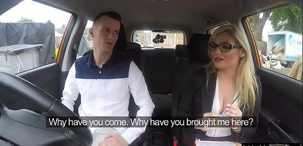  Driving instructor banged by her student